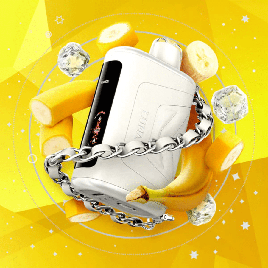 Kraze Luna Disposable Vape-Topaz Banana Ice Winkler Vape SuperStore and Bong Shop Manitoba Canada