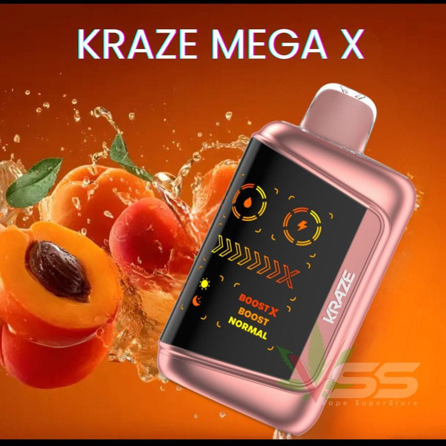 Kraze Mega X 48K - Juicy Peach Ice Winkler Vape SuperStore and Bong Shop Manitoba Canada