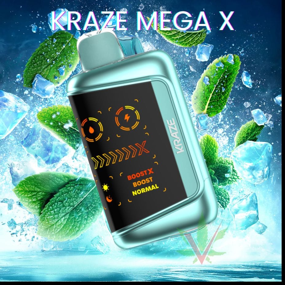 Kraze Mega X 48K - Mighty Mint CG Ice Winkler Vape SuperStore and Bong Shop Manitoba Canada