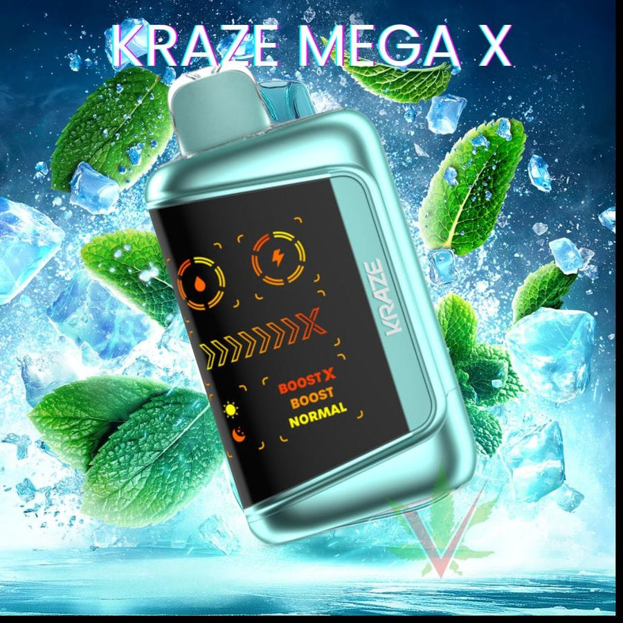 Kraze Mega X 48K - Mighty Mint CG Ice Winkler Vape SuperStore and Bong Shop Manitoba Canada