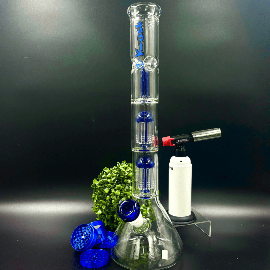 Kush Glass 7mm Dual Tree Perc Beaker 18" Winkler Vape SuperStore and Bong Shop Manitoba Canada