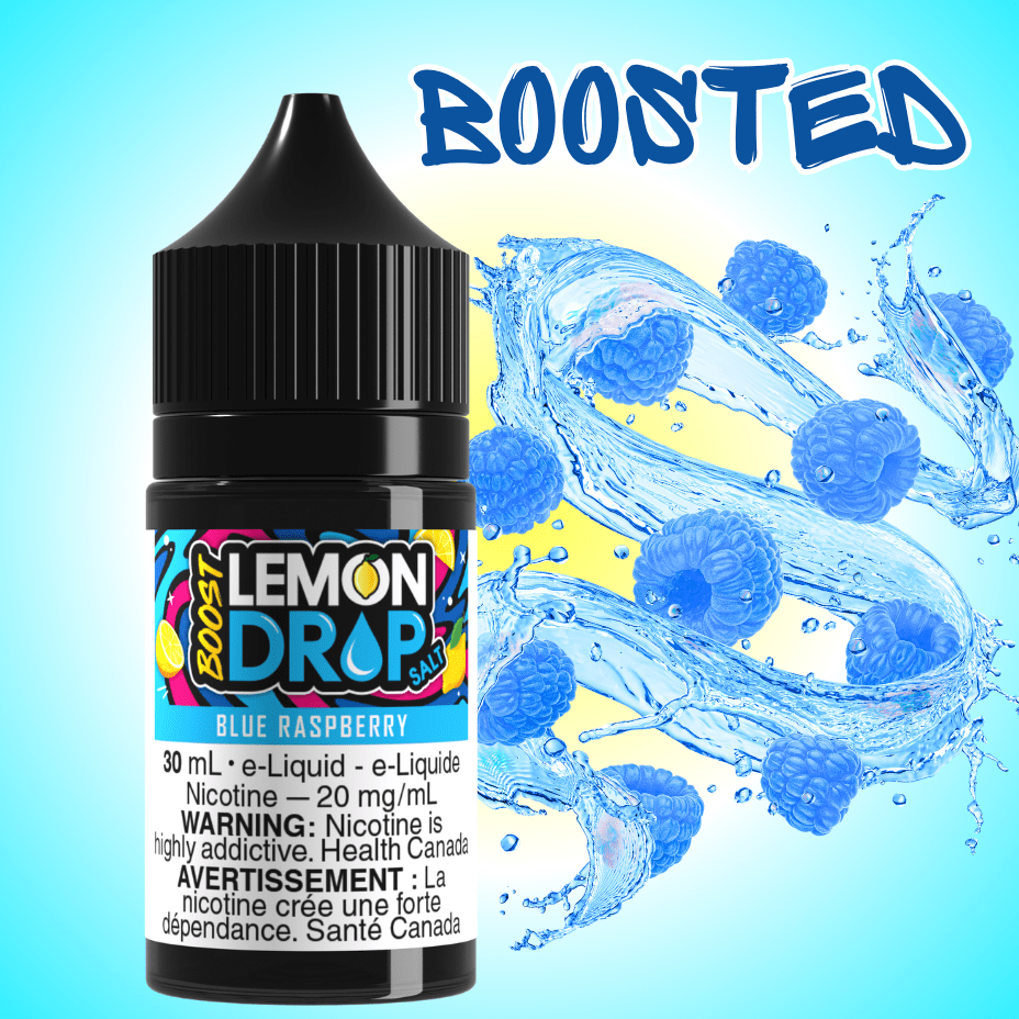 Lemon Drop Boost Salt - Blue Raspberry Winkler Vape SuperStore and Bong Shop Manitoba Canada