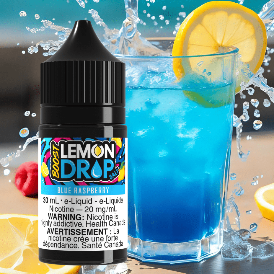 Lemon Drop Boost Salt - Blue Raspberry Winkler Vape SuperStore and Bong Shop Manitoba Canada