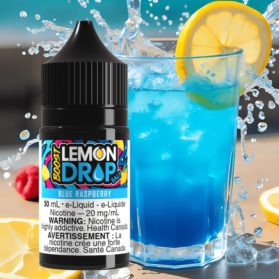 Lemon Drop Boost Salt - Blue Raspberry Winkler Vape SuperStore and Bong Shop Manitoba Canada