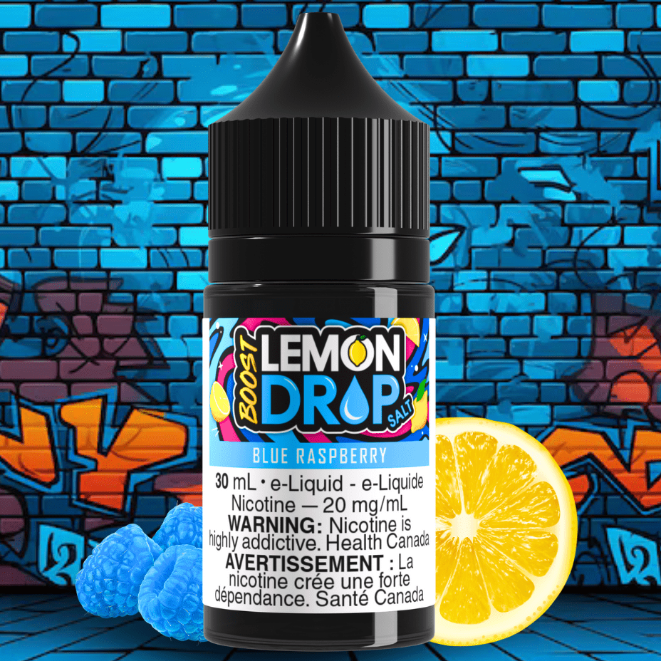 Lemon Drop Boost Salt - Blue Raspberry Winkler Vape SuperStore and Bong Shop Manitoba Canada