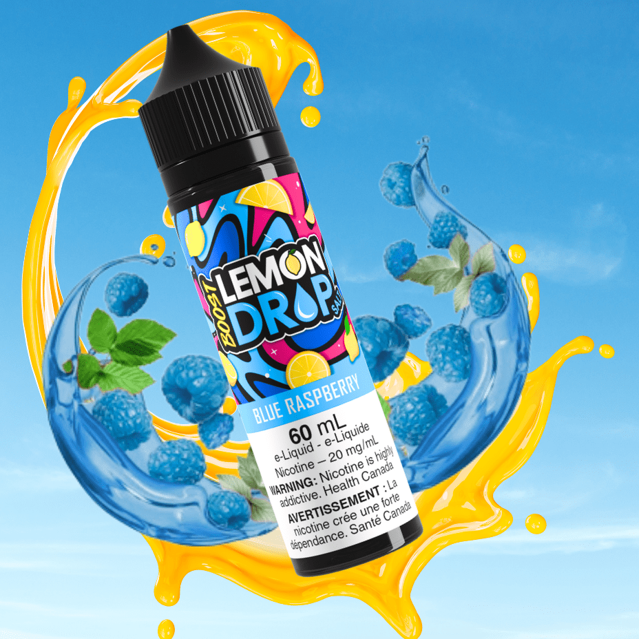Lemon Drop Boost Salt Nic 60ml - Blue Raspberry Winkler Vape SuperStore and Bong Shop Manitoba Canada