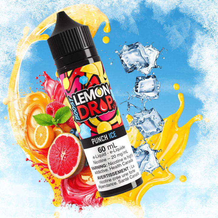 Lemon Drop Boost Salt Nic 60ml-Punch Ice Winkler Vape SuperStore and Bong Shop Manitoba Canada