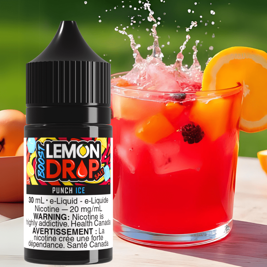 Lemon Drop Boost Salt - Punch Ice Winkler Vape SuperStore and Bong Shop Manitoba Canada