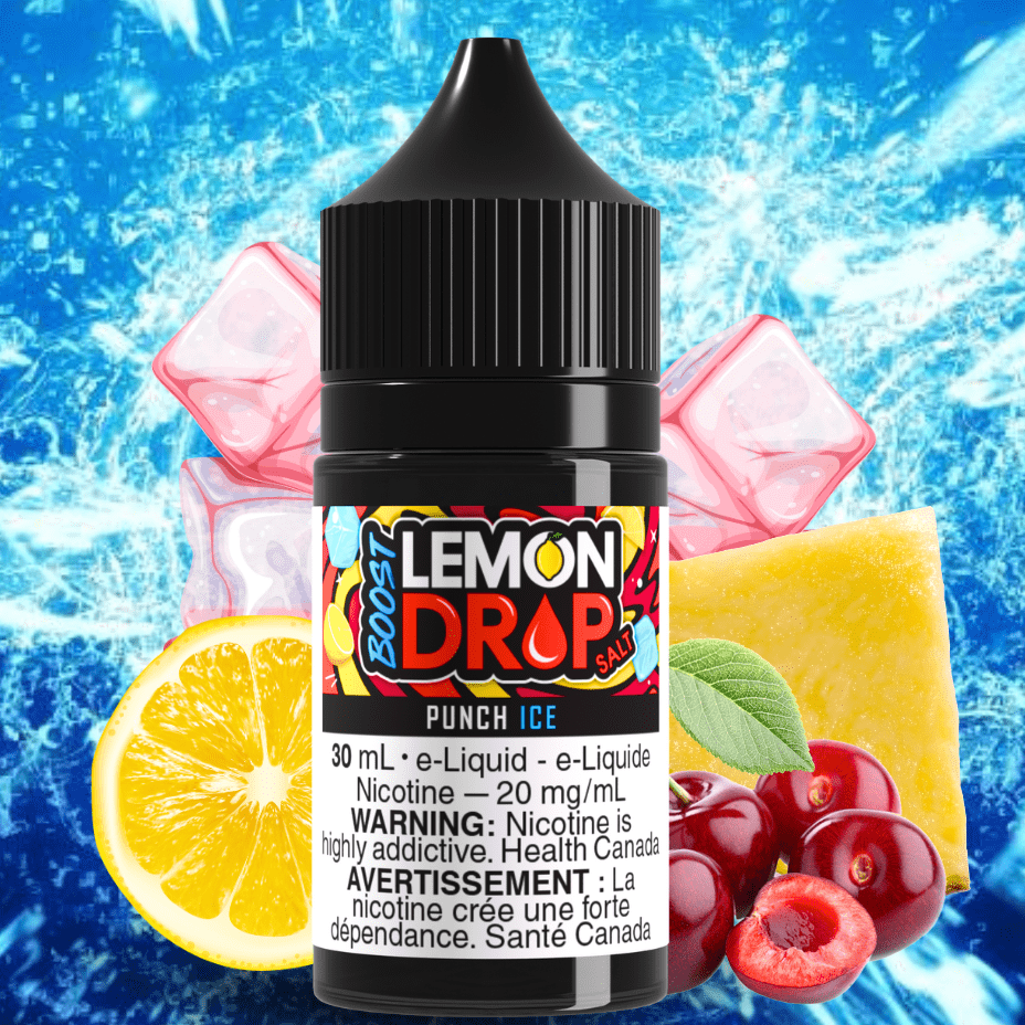 Lemon Drop Boost Salt - Punch Ice Winkler Vape SuperStore and Bong Shop Manitoba Canada