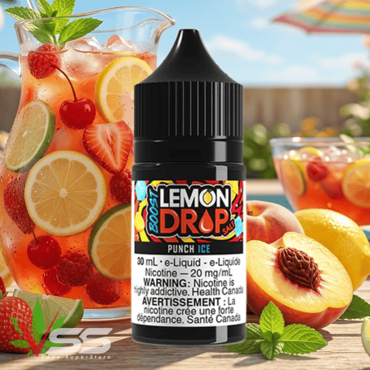 Lemon Drop Boost Salt - Punch Ice Winkler Vape SuperStore and Bong Shop Manitoba Canada