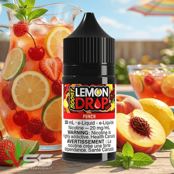Lemon Drop Boost Salt - Punch Winkler Vape SuperStore and Bong Shop Manitoba Canada