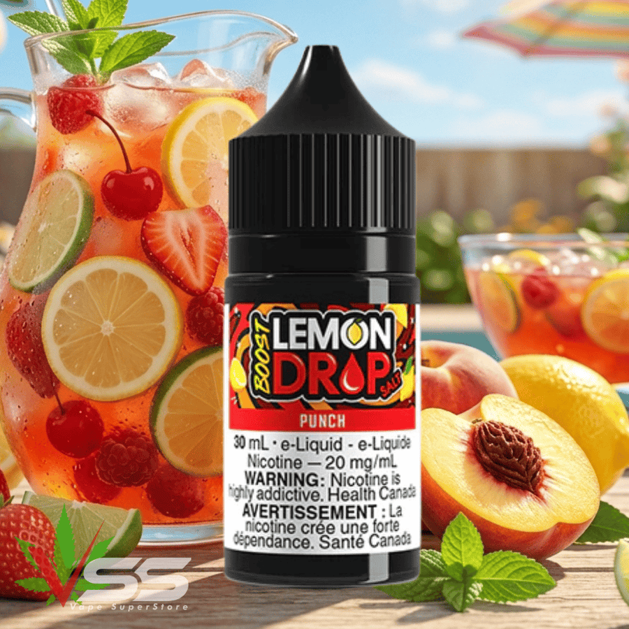 Lemon Drop Boost Salt - Punch Winkler Vape SuperStore and Bong Shop Manitoba Canada
