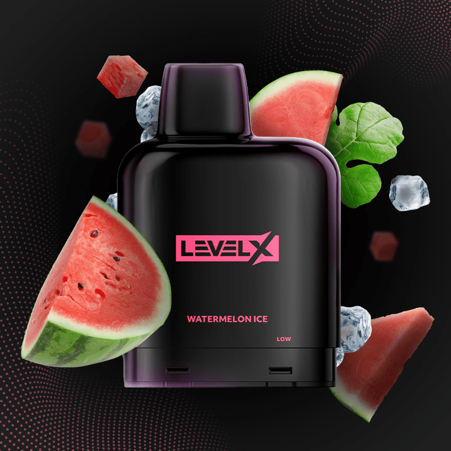 Level X Closed Pod Systems 7000 Puffs / 20mg Level X Essential Pod-Watermelon Ice Level X Essential Pod-Watermelon Ice-Winkler Vape SuperStore Manitoba, CA