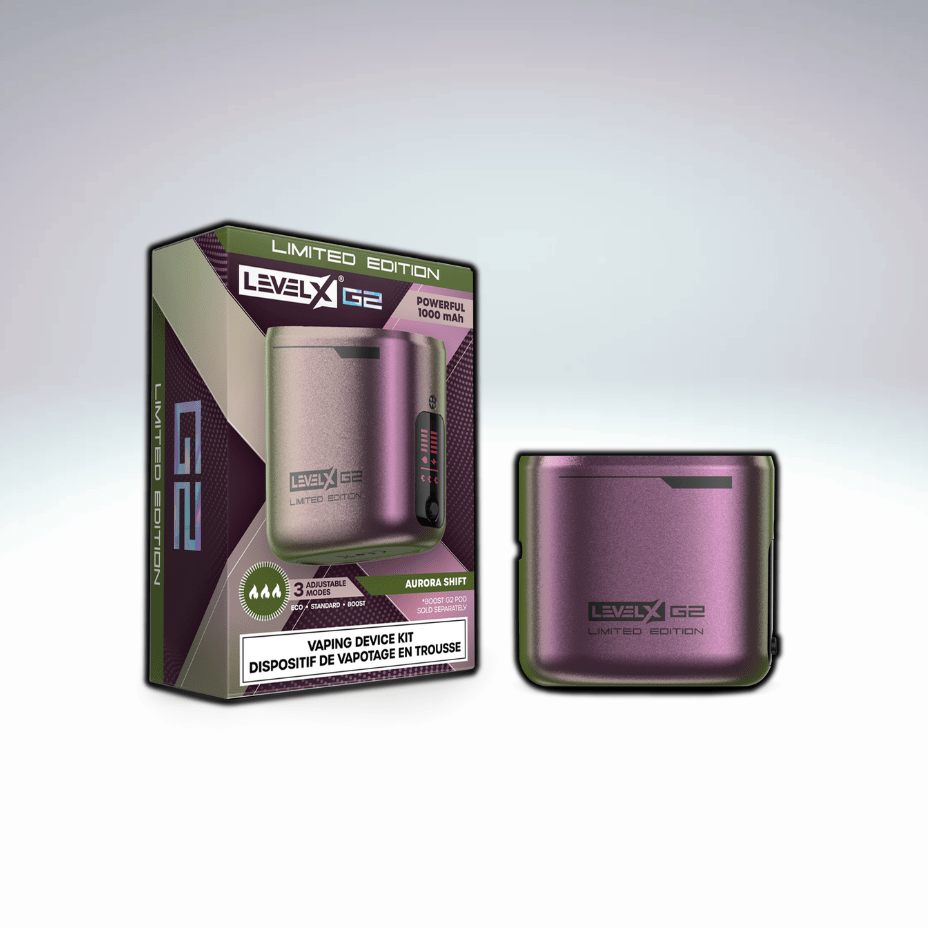 Level X G2 Battery- 1000mAh Aurora Shift Winkler Vape SuperStore and Bong Shop Manitoba Canada