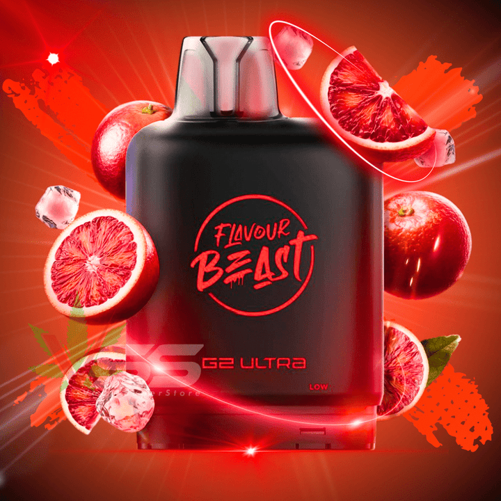 Level X G2 Ultra Flavour Beast Pod 50k-Bangin' Blood Orange 50000 / 20mg Winkler Vape SuperStore and Bong Shop Manitoba Canada
