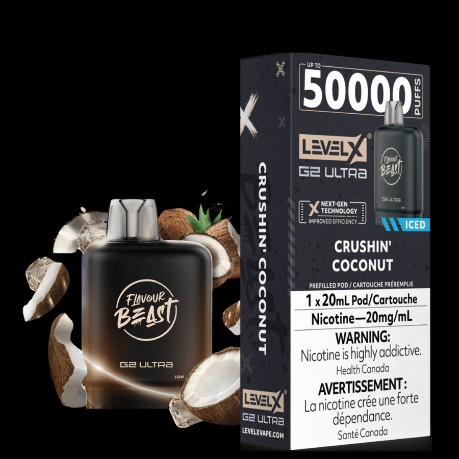 Level X G2 Ultra Flavour Beast Pod 50k-Crushin Coconut Winkler Vape SuperStore and Bong Shop Manitoba Canada