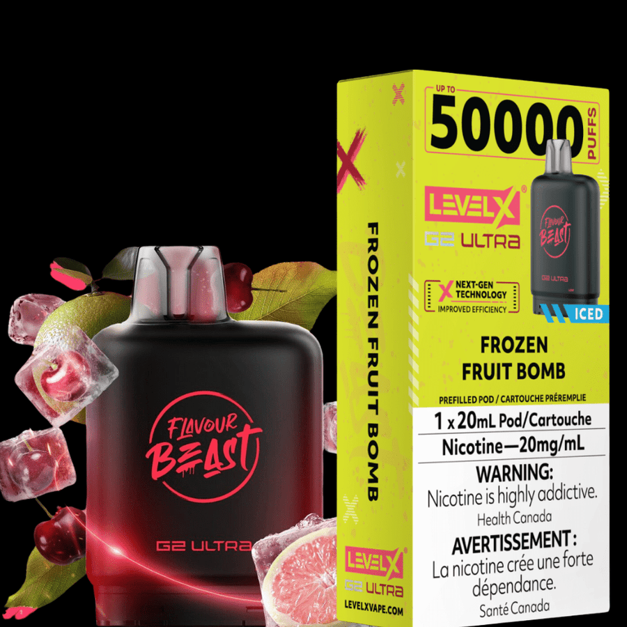 Level X G2 Ultra Flavour Beast Pod 50k-Frozen Fruit Bomb Winkler Vape SuperStore and Bong Shop Manitoba Canada