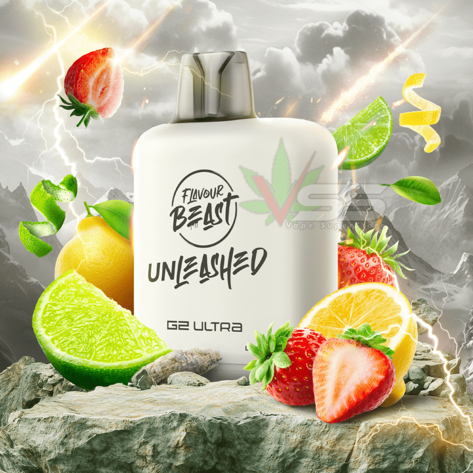 Level X Unleashed G2 Ultra Pod 50k - Strawberry Lemon Lime Winkler Vape SuperStore and Bong Shop Manitoba Canada