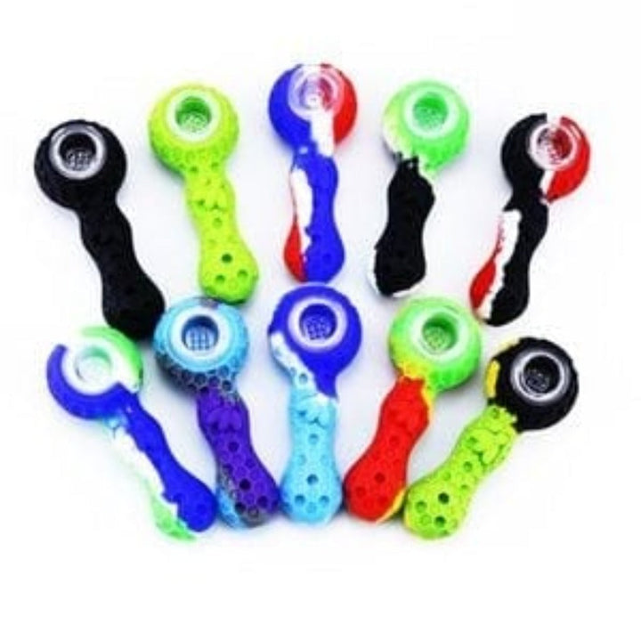 Lit Silicone Hand Pipe-3.5" Winkler Vape SuperStore and Bong Shop Manitoba Canada