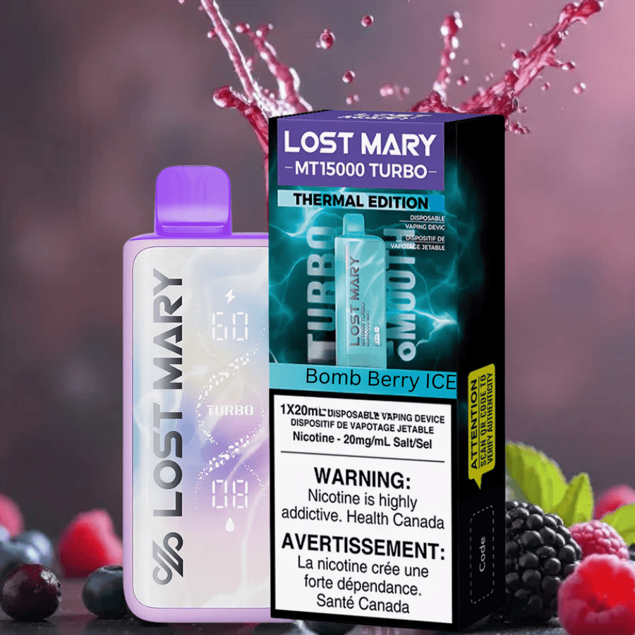 Lost Mary MT50K Turbo Disposable Vape-Berry Bomb Ice Winkler Vape SuperStore and Bong Shop Manitoba Canada