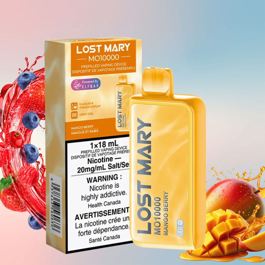Lost Mary MT50K Turbo Disposable Vape-Mango Berry Chill Winkler Vape SuperStore and Bong Shop Manitoba Canada