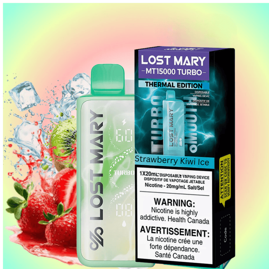 Lost Mary MT50K Turbo Disposable Vape-Strawberry Kiwi Ice Winkler Vape SuperStore and Bong Shop Manitoba Canada