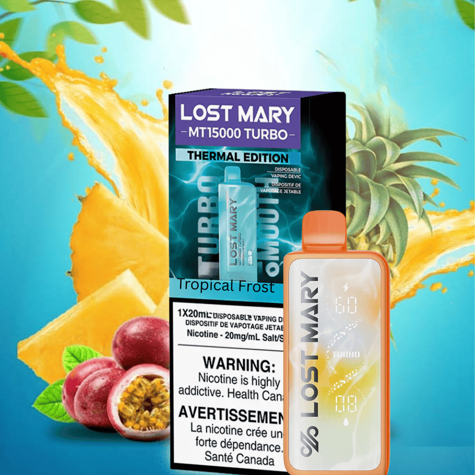 Lost Mary MT50K Turbo Disposable Vape-Tropical Frost Winkler Vape SuperStore and Bong Shop Manitoba Canada
