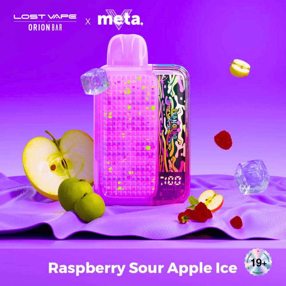 Lost Vape Disposables 20mg / 10000 Lost Vape Orion Bar 10000 Disposable Vape - Raspberry Sour Apple Ice Lost Vape Orion Bar 10000  - Raspberry Sour Apple Ice - Canada at Vape SuperStore Manitoba
