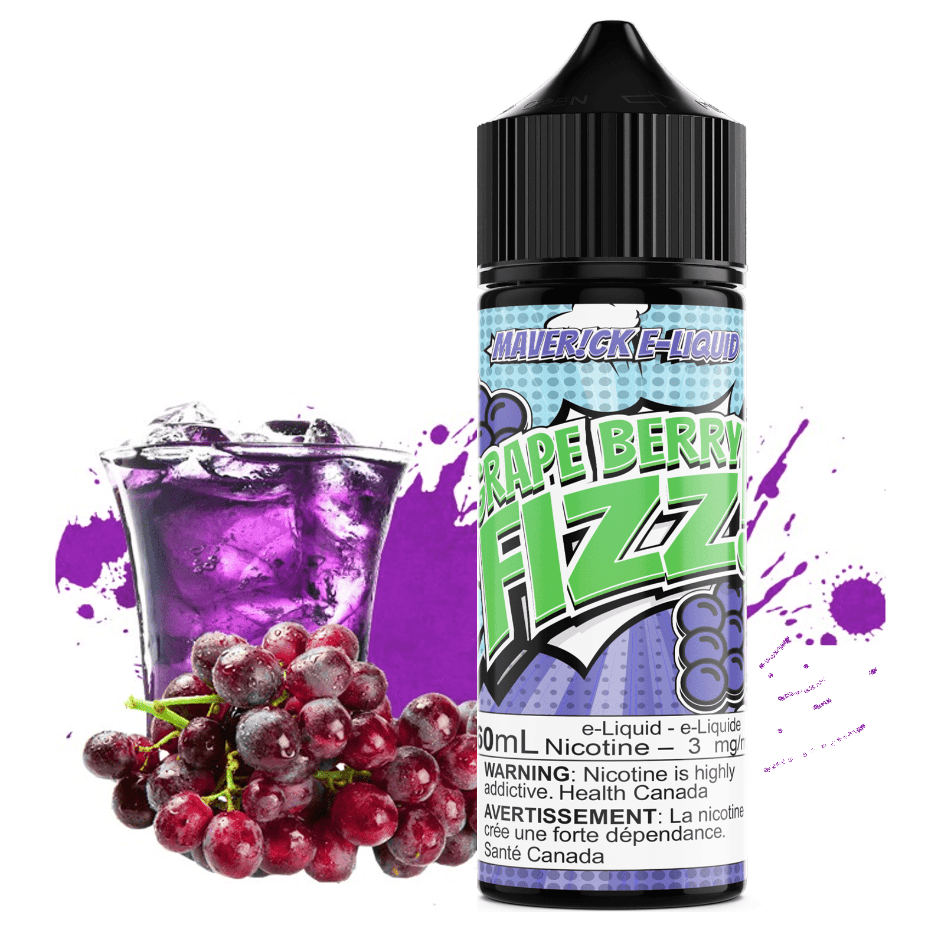 Maverick E-Liquid - Grape Berry Fizz Winkler Vape SuperStore and Bong Shop Manitoba Canada