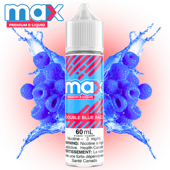 Max E-Liquid - Double Blue Razz 3mg Winkler Vape SuperStore and Bong Shop Manitoba Canada