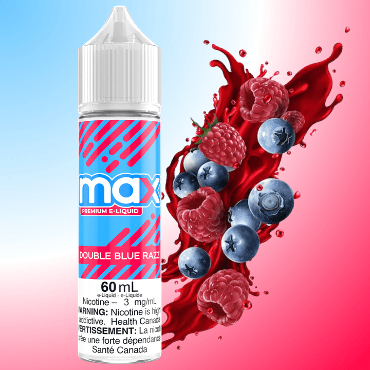 Max E-Liquid - Double Blue Razz Winkler Vape SuperStore and Bong Shop Manitoba Canada