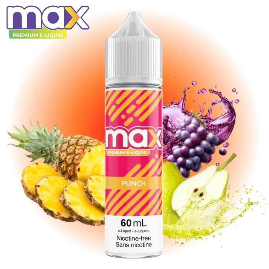 Max E-Liquid Freebase 60mL - Punch 3mg Winkler Vape SuperStore and Bong Shop Manitoba Canada