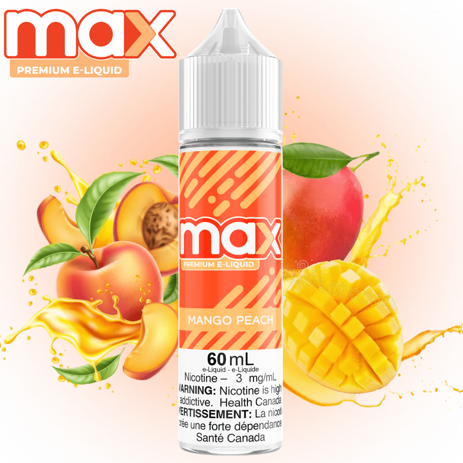 Max E-Liquid - Mango Peach 3mg Winkler Vape SuperStore and Bong Shop Manitoba Canada
