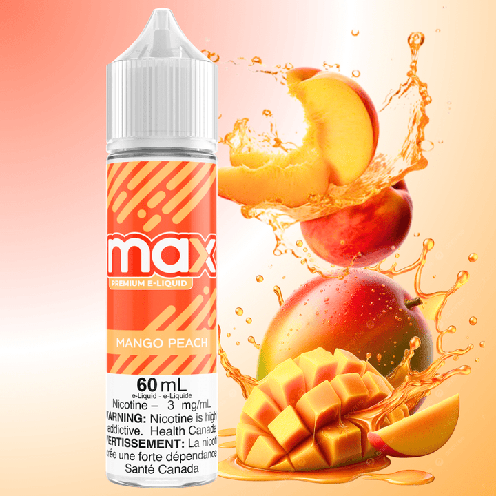 Max E-Liquid - Mango Peach Winkler Vape SuperStore and Bong Shop Manitoba Canada