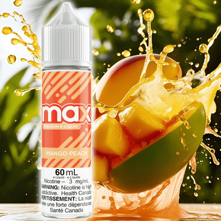 Max E-Liquid - Mango Peach Winkler Vape SuperStore and Bong Shop Manitoba Canada