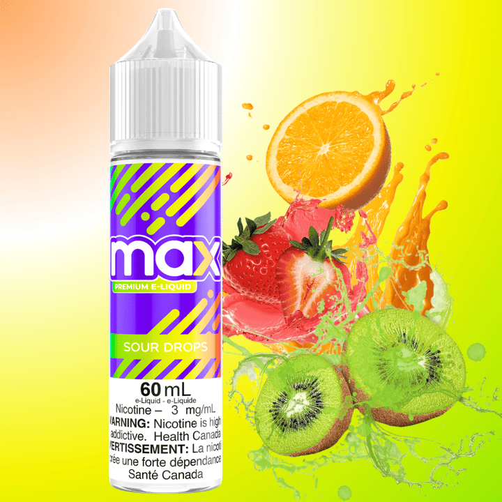 Max E-Liquid - Sour Drops Winkler Vape SuperStore and Bong Shop Manitoba Canada
