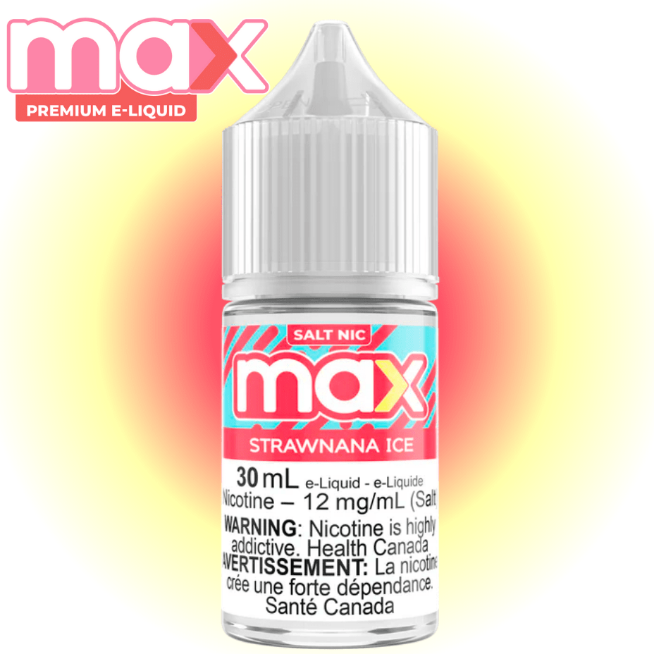 Max E-Liquid - Strawnana Ice 30mL / 12mg Vapexcape Vape and Bong Shop Regina Saskatchewan
