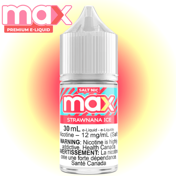 Max E-Liquid - Strawnana Ice 30mL / 12mg Vapexcape Vape and Bong Shop Regina Saskatchewan