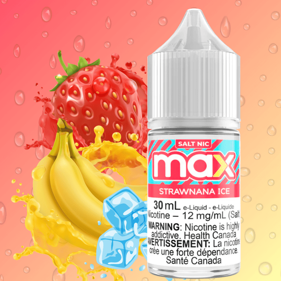 Max E-Liquid - Strawnana Ice Vapexcape Vape and Bong Shop Regina Saskatchewan