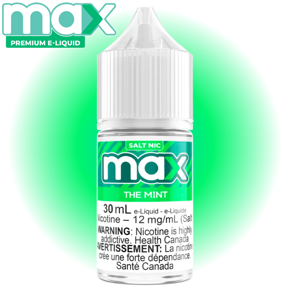 Max E-Liquid - The Mint Salt 30mL / 12mg Vapexcape Vape and Bong Shop Regina Saskatchewan