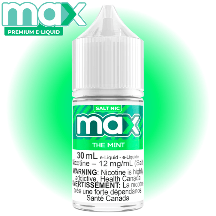 Max E-Liquid - The Mint Salt 30mL / 12mg Vapexcape Vape and Bong Shop Regina Saskatchewan