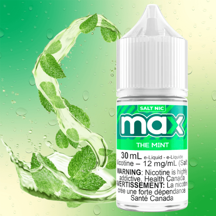 Max E-Liquid - The Mint Salt Vapexcape Vape and Bong Shop Regina Saskatchewan