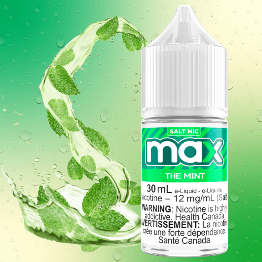 Max E-Liquid - The Mint Salt Vapexcape Vape and Bong Shop Regina Saskatchewan