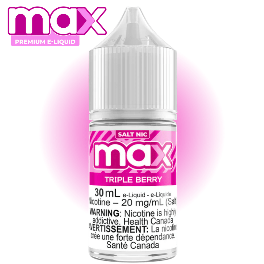 Max E-Liquid - Triple Berry Salt Winkler Vape SuperStore and Bong Shop Manitoba Canada