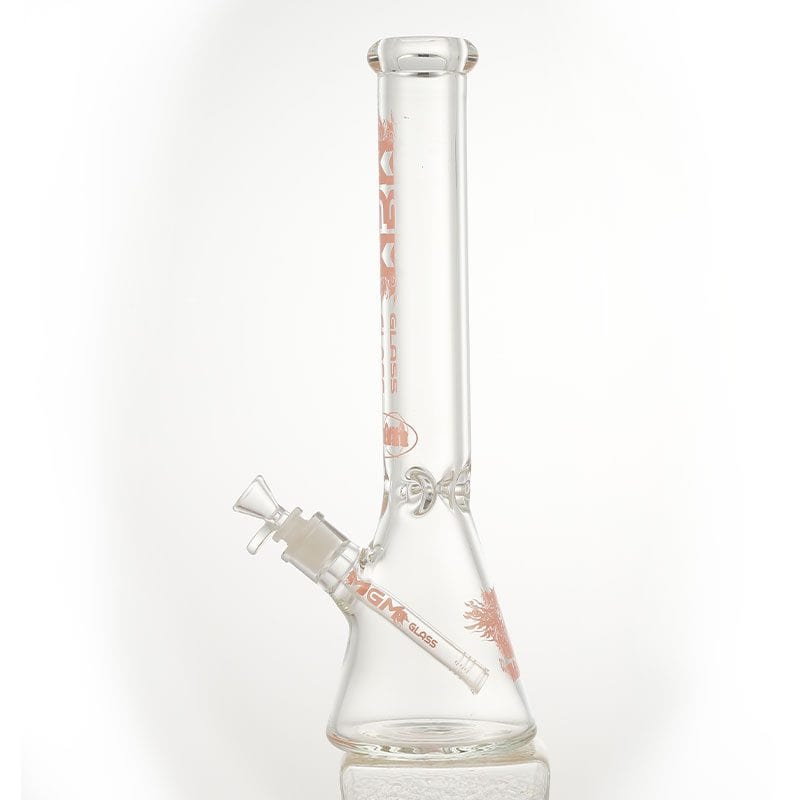 MGM Glass 420 Hardware MGM Glass 9mm Classic Clear Logo Beaker-16" MGM Glass 9mm Classic Clear Logo Beaker-16"-Airdrie Vape Superstore