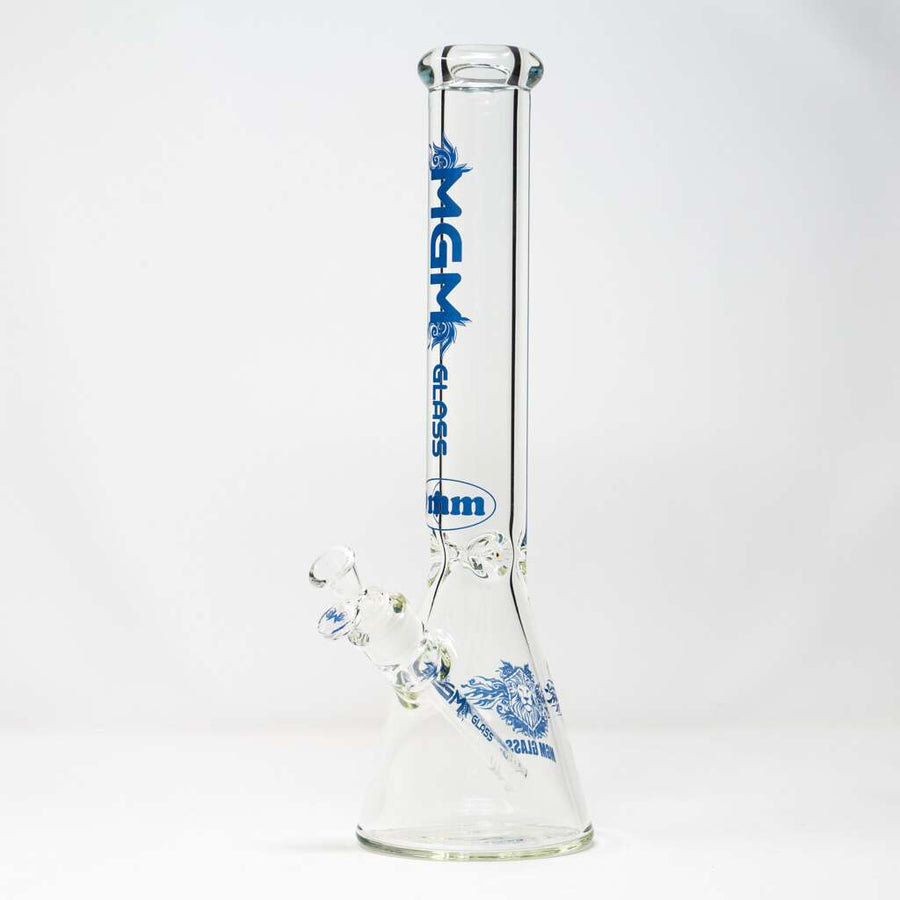 MGM Glass 420 Hardware MGM Glass 9mm Classic Clear Logo Beaker-16" MGM Glass 9mm Classic Clear Logo Beaker-16"-Airdrie Vape Superstore