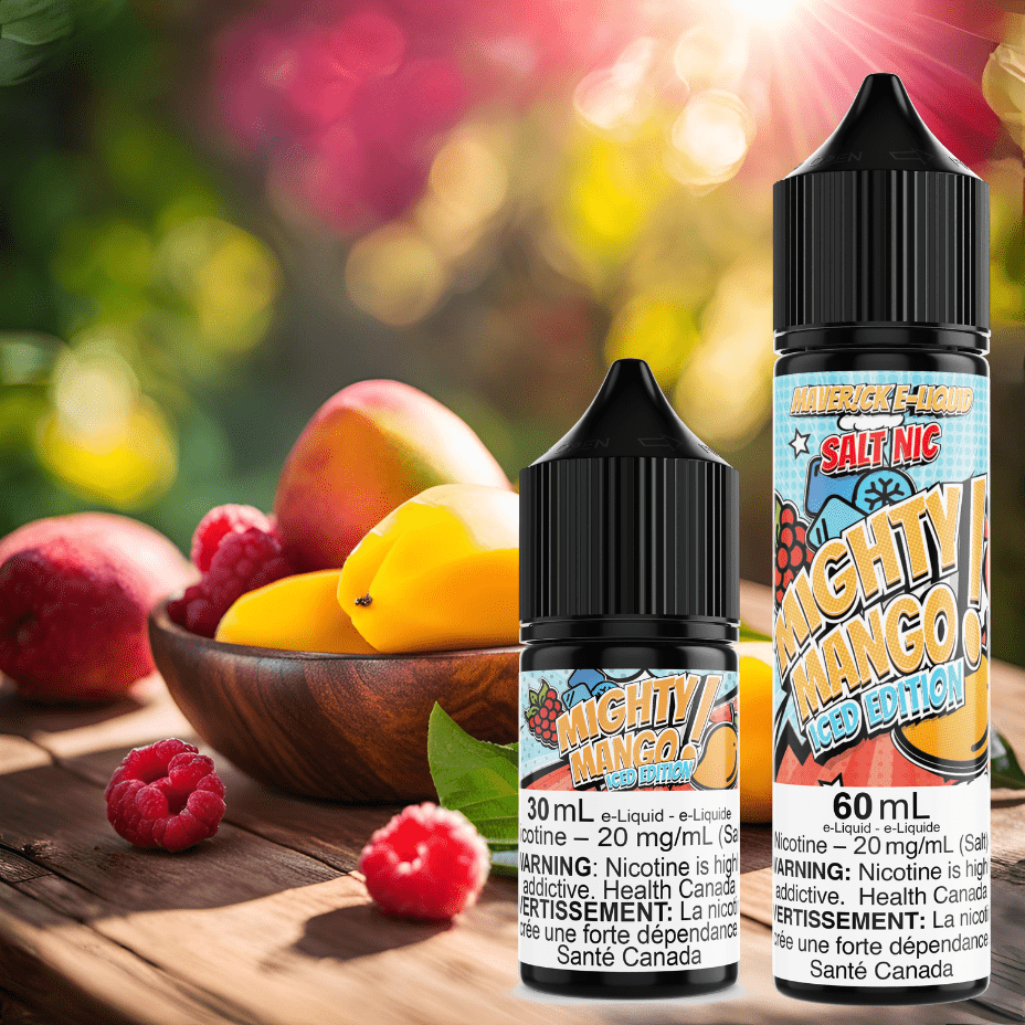Mighty Mango Iced Salt by Maverick E-Liquid 60ml / 20mg Winkler Vape SuperStore and Bong Shop Manitoba Canada