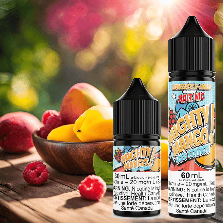 Mighty Mango Iced Salt by Maverick E-Liquid 60ml / 20mg Winkler Vape SuperStore and Bong Shop Manitoba Canada