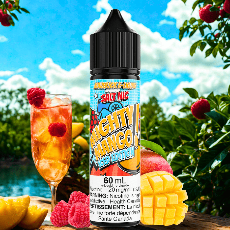 Mighty Mango Iced Salt by Maverick E-Liquid-60mL Winkler Vape SuperStore and Bong Shop Manitoba Canada