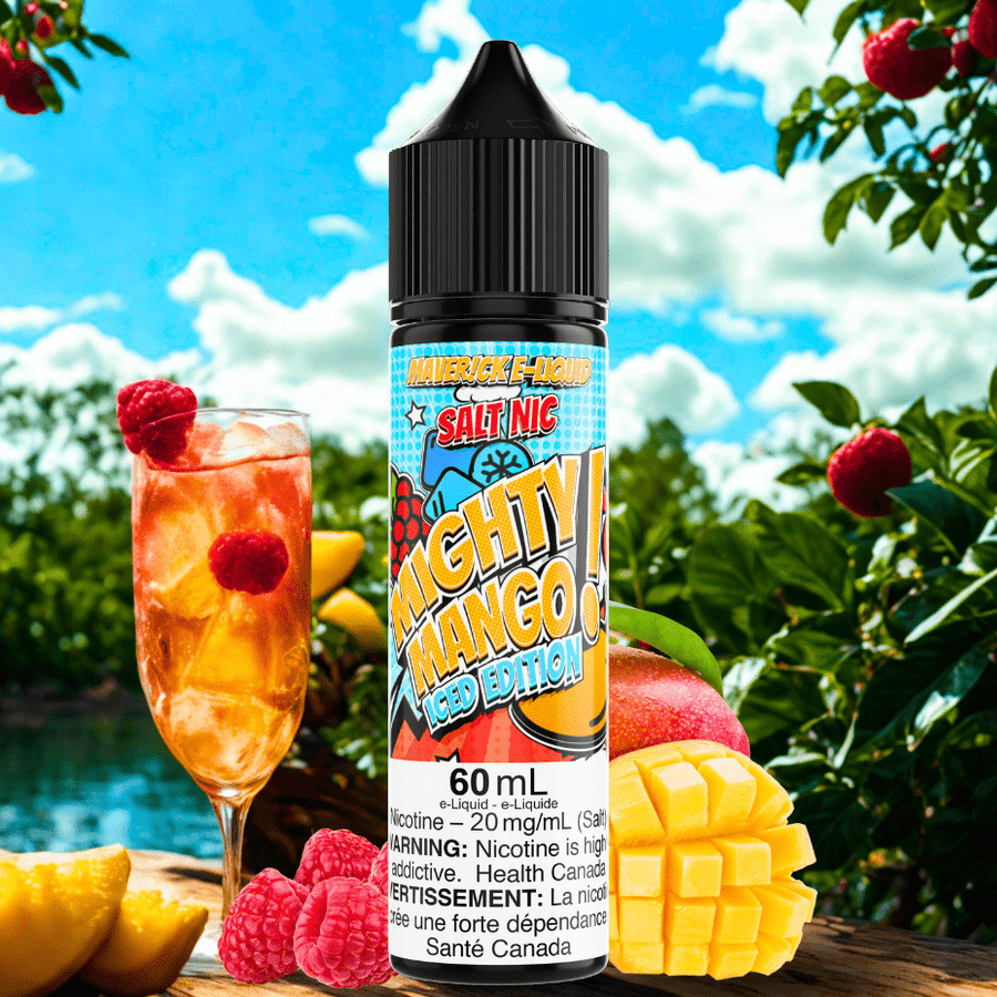 Mighty Mango Iced Salt by Maverick E-Liquid-60mL Winkler Vape SuperStore and Bong Shop Manitoba Canada